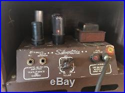 RARE VINTAGE 1950'S Silvertone model 1301 tube amp, guitar amplifier +PHOTOFACT