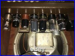RARE Vintage Fidelity De-Luxe Combo Tube Amplifier Guitar Amp 1950's