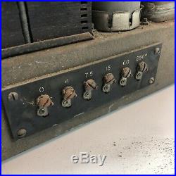 RARE Vintage RCA Tube Amplifier Amp MI-12218-B Portable HIFI Turntable PA System