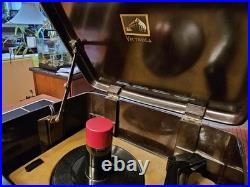 RCA 45-EY-3 Automatic Record Changer, 45 RPM withBuilt-In Tube Amp, Fully Restored