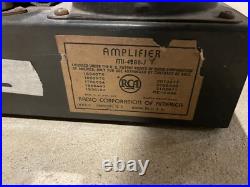RCA Mi-4288 Vintage Theater Tube Mono Amplifier for parts or repair (Auction B)