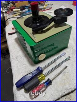RCA portable record player EY-2, with Tube amp, Restored to New