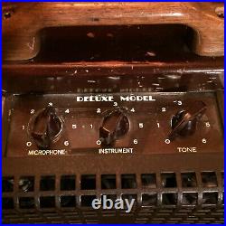 RESTORED! RARE! RECORDING KING Model 1016 Vintage Tube Amplifier