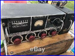 Rare 1950's vintage tubed Gates Dynomote Studio mic mixer Console tube amp