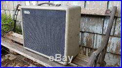 Rare 1955 Fender Tube Amplifier White Badge SN# 14 Princeton Tweed Amp Vintage