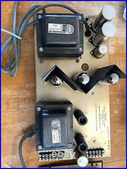 Rare Altec 128b Tube Amplifiers Matched Pair El34 Vintage
