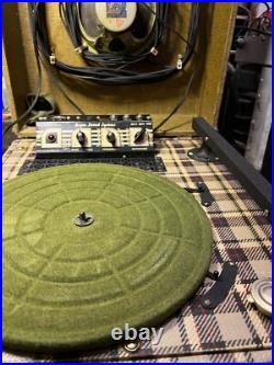 Rare! Bogen PR16 Transcription turntable with built-in tube amp, 15 tonearm