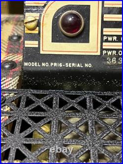 Rare! Bogen PR16 Transcription turntable with built-in tube amp, 15 tonearm