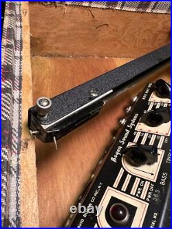 Rare! Bogen PR16 Transcription turntable with built-in tube amp, 15 tonearm