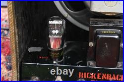 Rare Vintage 1938 Rickenbacker 12 Electro Guitar Tube Amplifier 5 watts