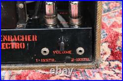 Rare Vintage 1938 Rickenbacker 12 Electro Guitar Tube Amplifier 5 watts