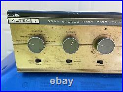 Rare Vintage Altec 353A Tube Amplifier for rebuild