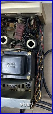 Rare Vintage Bell Carillon Model 6060 Tube Amplifier Powers On Untested READ