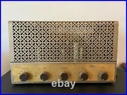 Rare Vintage Eico HF-20 Tube Amplifier Model 20 Monoblock with Cage for rebuild
