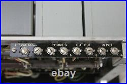 Rare Vintage Federal AM-103B/U Tube Audio Amplifier Langevin Transformers