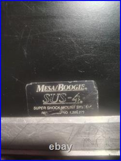 Rare Vintage Mesa/Boogie Bass 400 Tube Amp+ Mesa SUS-4 Shock-Mount Case