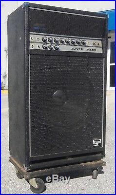 Rare Vintage Oliver G150r Guitar Or Bass Amplifier 15 Speaker Tube Amp Reverb
