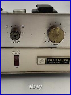 Rare Vintage The Fisher Tube Amplifier Model X-100-C Untested