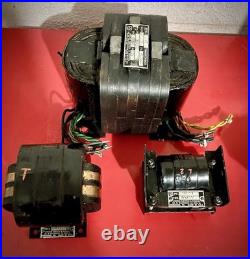 Rare Vintage Union Switch & Signal Style HT Transformer & Filter L1 & L2 Coils