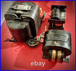 Rare Vintage Union Switch & Signal Style HT Transformer & Filter L1 & L2 Coils