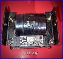 Rare Vintage Union Switch & Signal Style HT Transformer & Filter L1 & L2 Coils