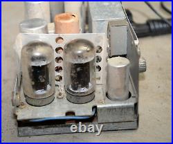 Rare pair of 25 watt amplifiers two 6L6 Sylvania tubes collectible vintage audio