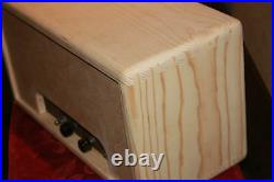 Rawcabs Filmosound 179 Custom empty solid pine head cabinet for vintage tube amp