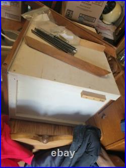 Rca Victor Rare MCM Wall Mount Insert Tube Amp Record Player Phonograph Vtg Wood