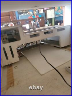 Rca Victor Rare MCM Wall Mount Insert Tube Amp Record Player Phonograph Vtg Wood