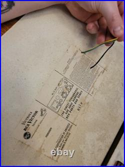 Rca Victor Rare MCM Wall Mount Insert Tube Amp Record Player Phonograph Vtg Wood Rca Victor Rare MCM Wall Mount Insert Tube Amp Record Player Phonograph Vtg Wood