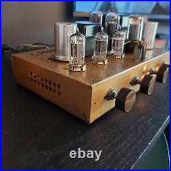 Recapped Vintage Bogen DB110G Vacuum Tube Mono Amplifier Hifi Stereo Component