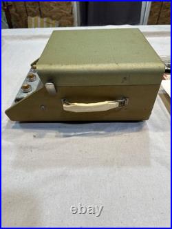 Reel To Reel Tube Amp Style Player Vintage Sears silver-tone Used- Working