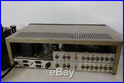 Sansui Q-3535 and SP-220 Tube Amplifier CLEAN & WORKS Super Rare Vintage -READ