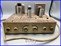 Scarce VINTAGE 1956 NEWCOMB Audio Products D-12 TUBE AMPLIFIER / Hollywood CA