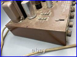 Scarce VINTAGE 1956 NEWCOMB Audio Products D-12 TUBE AMPLIFIER / Hollywood CA