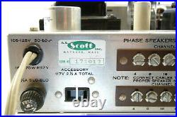 Scott LK-48 299C Vintage Tube Amplifier New Power Supply Amplitrex Tested Tubes