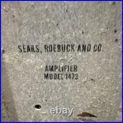 Sears Roebuck and Co. Tube Amplifier Model 1473 MPN 1473 Vintage Audio Amplifier