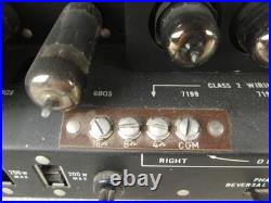 Sears Silvertone Stereo Tube Amplifier Model 2029 Mid Century Modern Vintage