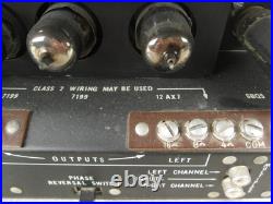 Sears Silvertone Stereo Tube Amplifier Model 2029 Mid Century Modern Vintage