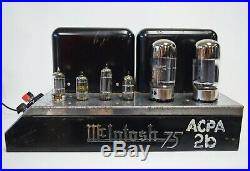 Single McIntosh 75 Vintage Tube Mono block Hi-Fi Amplifier MC75