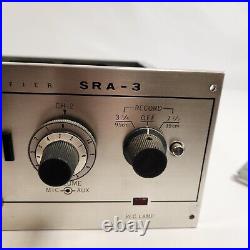 Sony SRA-3 Tube Stereo Recording Amplifier with Original Box Japan Vtg AS IS