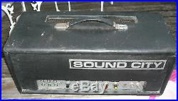 Sound City 120 70s vintage valve bass amplifier guitar amp EL34 SC120 tube B120