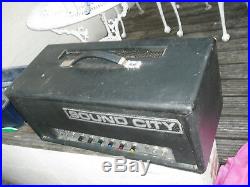 Sound City 120 70s vintage valve bass amplifier guitar amp EL34 SC120 tube B120