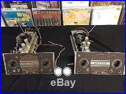 Stereo PAIR Vintage RCA Victor Tube Amps for Hifi or Record Cutter Cutting Lathe