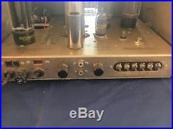 Stereo Tube Amp Pair H. H. Scott completely restored/plug-play Vintage