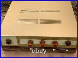 Stereo Tube Amplifier Vintage Lafayette LA-250A 50 W Out Repaired / Restored