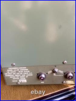 Stromberg Carlson AU58 Tube Amplifier Head Mic Preamp Vintage Rare Analog AU58