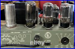 Stromberg Carlson AU-58 Vintage 6L6 Tube Amplifier Guitar Harp 50 Watts