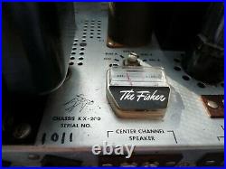 Stunning! Vintage Fisher KX-200 Stereo Tube Amp Amplifier PICK UP ONLY IN MA