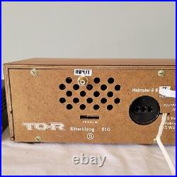 TO-R Tube Amplifier Danish MCM Vintage Stereo w Isolation Transformer Receiver
